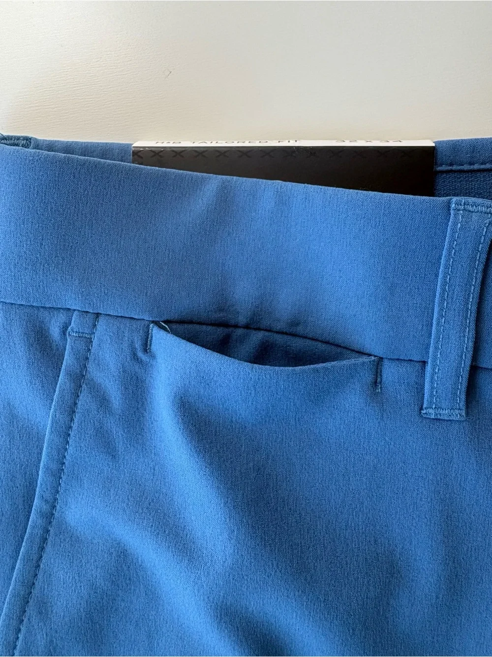 Holderness & Bourne Men's 32x34 The Garvey Tech Performance Pants Blue Stretchy